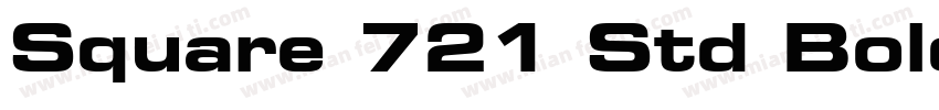 Square 721 Std Bold字体转换
